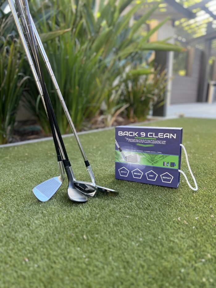 back9clean golf club cleaning kit product outdoor