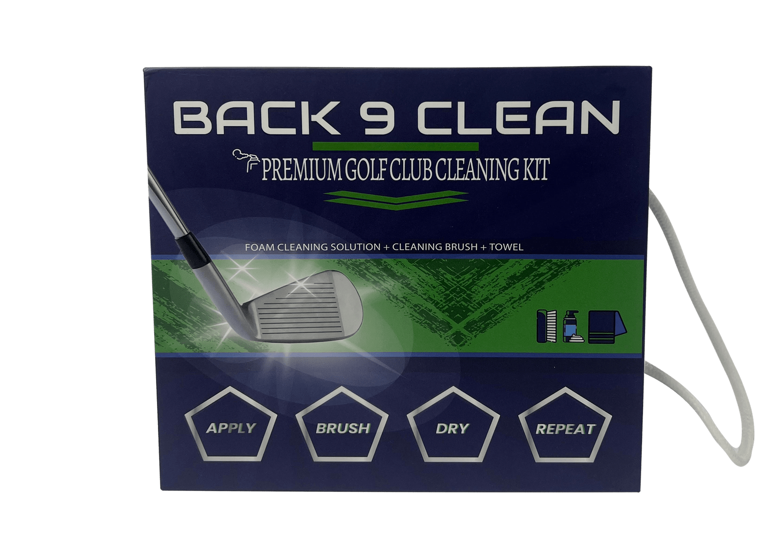 Back9clean club cleaning kit home slide